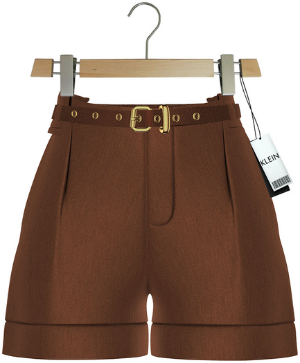 KLEIN''Cathy''Shorts-Orange