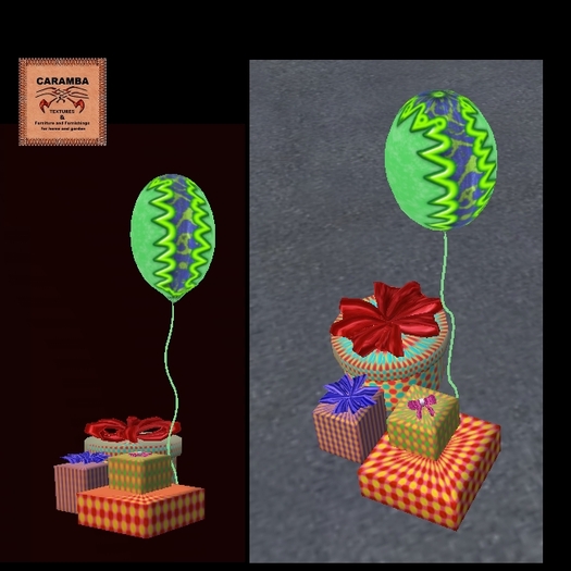 Gift boxes with balloon -1-