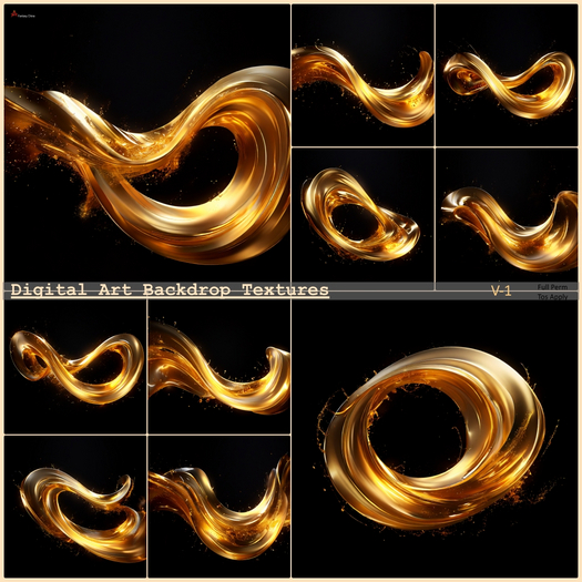 Aurum Flow Backdrop Textures