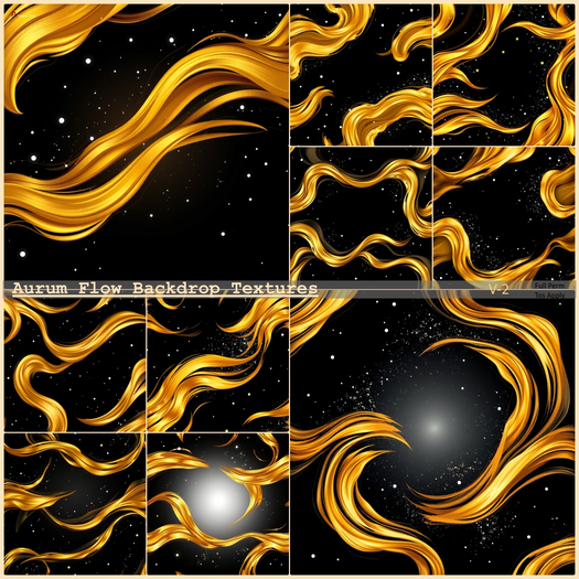 Aurum Flow Backdrop Textures
