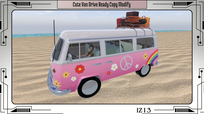 Cute Van Drive Ready Copy Modify