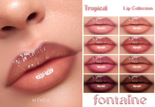 Fontaine Cosmetics - Tropical Lips Collection