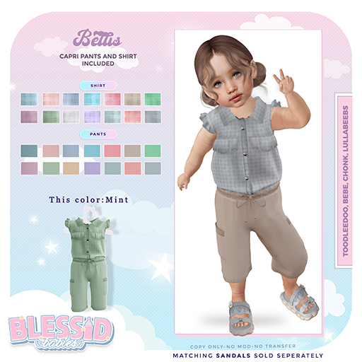 BLESSIDBABIES BELLIS MINT(ADD)