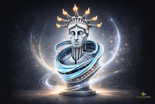 Celestial Liberty Bust – Cosmic Goddess Urban Sculpture Decor