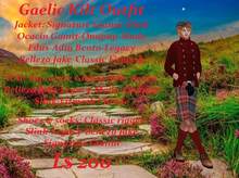 Gaelic Kilt Ensemble-Tartan 1