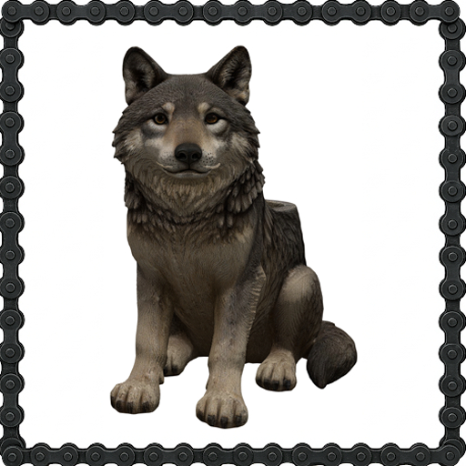 Wolf Planter,wolf