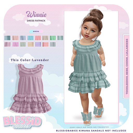 BLESSIDBABIES WINNIE LAVENDER (ADD)
