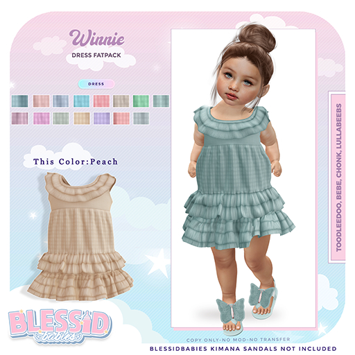 BLESSIDBABIES WINNIE PEACH (ADD)