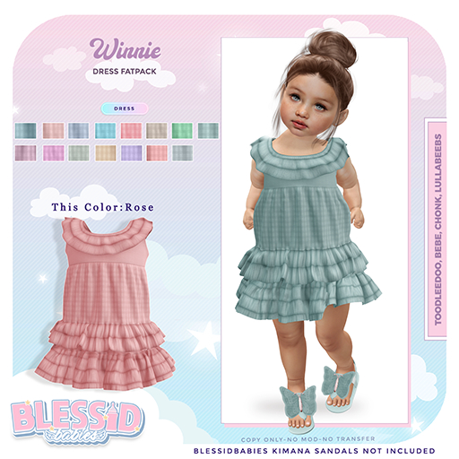 BLESSIDBABIES WINNIE ROSE (ADD)