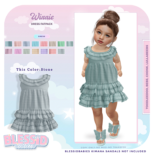 BLESSIDBABIES WINNIE STONE (ADD)