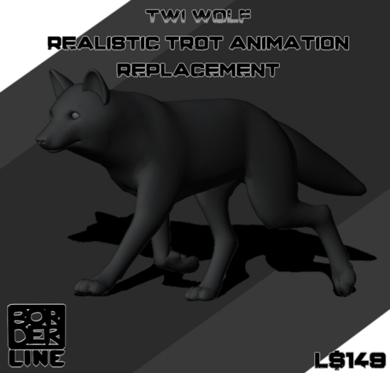 [Border]Line - TWI Wolf Realistic Trot [Boxed]