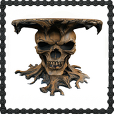 Skull Pedestal Table