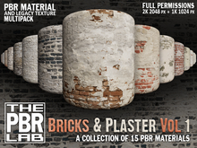 The PBR Lab - Bricks & Plaster Vol 1 Multipack