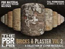 The PBR Lab - Bricks & Plaster Vol 2 Multipack