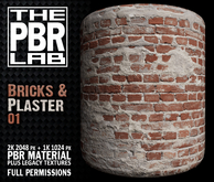 The PBR Lab - Bricks & Plaster 01