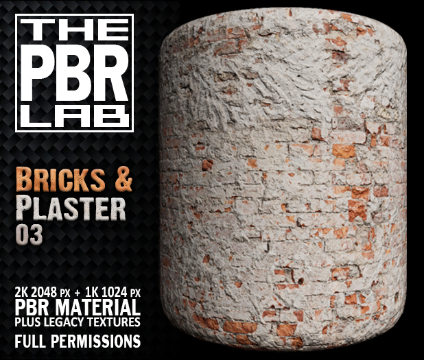 The PBR Lab - Bricks & Plaster 03
