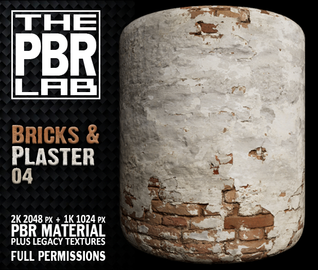The PBR Lab - Bricks & Plaster 04