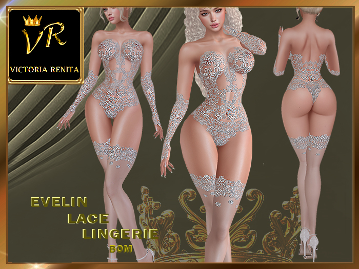 VR* LACE  LINGERIE*EVELIN*