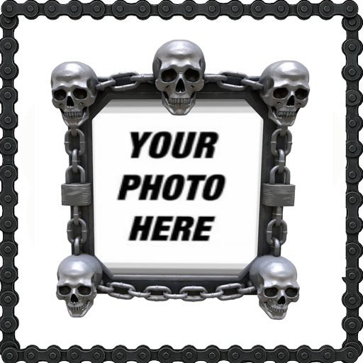 Skull and Chain Frame