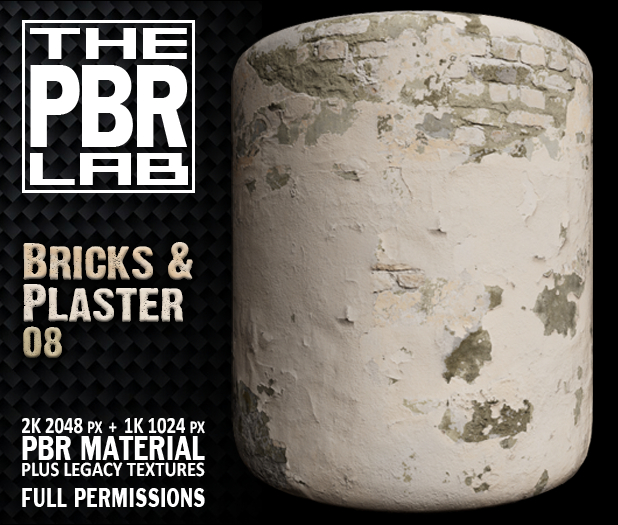 The PBR Lab - Bricks & Plaster 08