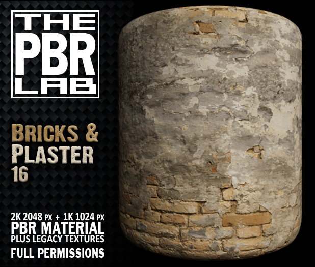 The PBR Lab - Bricks & Plaster 16