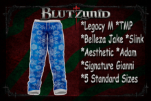 Cobalt Snowflake Pjs M