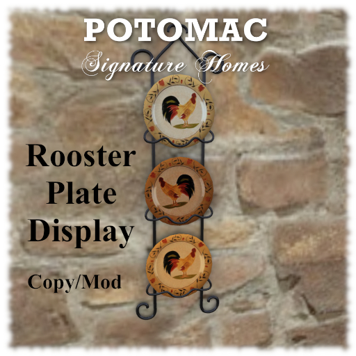 Rooster Plate Display (boxed)