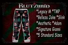 Black Snowman Pjs M
