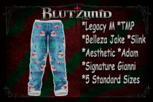 Blue Snowman Pjs M