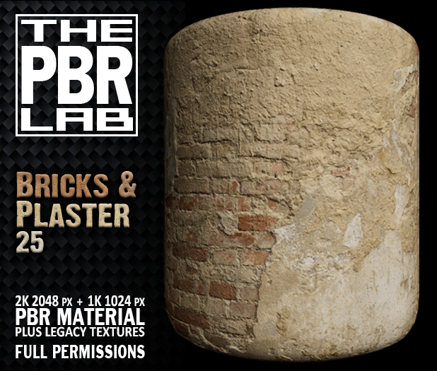 The PBR Lab - Bricks & Plaster 25