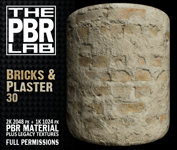 The PBR Lab - Bricks & Plaster 30