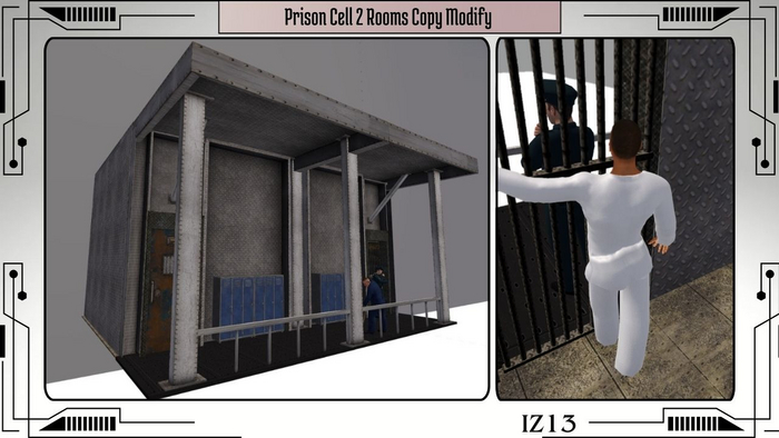 Prison Cell 2 Rooms Copy Modify