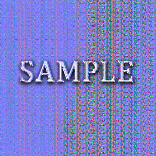 [ Knitted St Patricks Day Seamless 01 ] Normal Map - C
