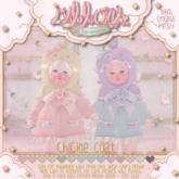 {Ribbons} Chickie Coat - White {Box}