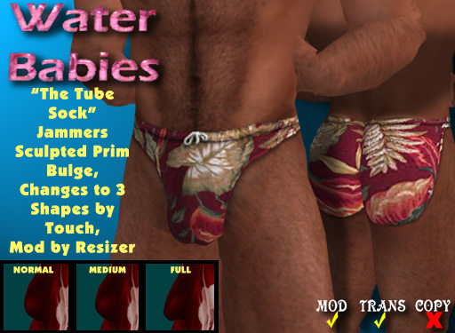 Water Babies - "The Tube Sock" Speedo (Hawiian 4)