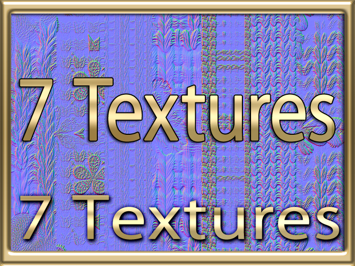 [ Knitted St Patricks Day Seamless 01 ] Normal Map - 7 Textures