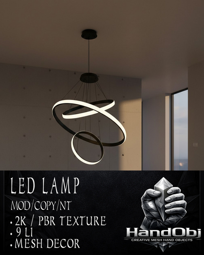 HandObj Led Lamp 16 (unpack)