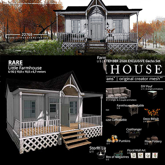 22769 - The Little Farm House - RARE
