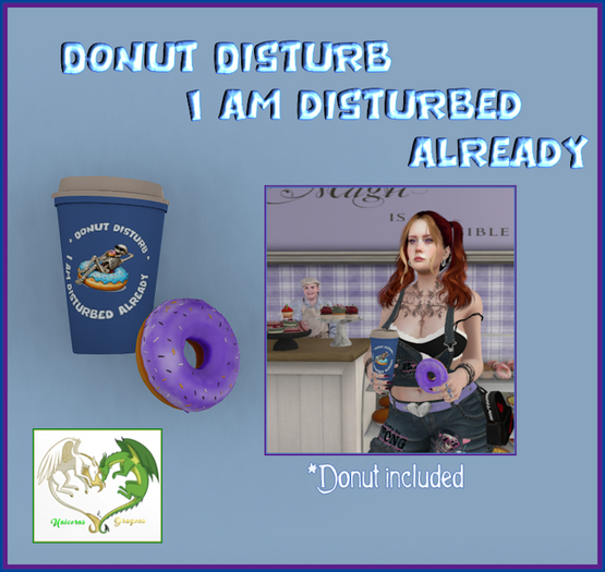Already Disturbed Coffee & Donut *Add Me*