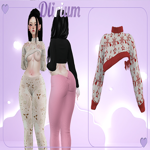 .::Dlirium::.Top HoHo Pattern Red