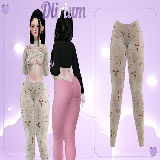 .::Dlirium::.Pant HoHo cream Pattern