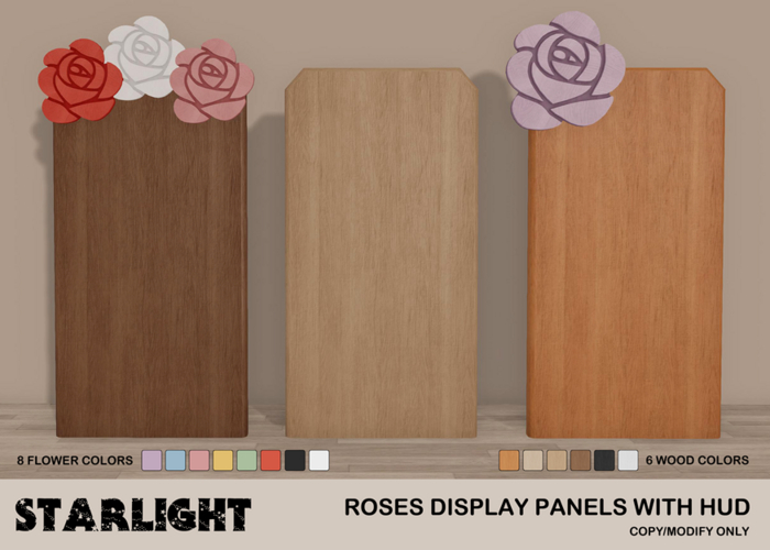 :: SA ::  Roses - Display Panels with HUD