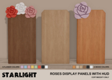 :: SA ::  Roses - Display Panels with HUD