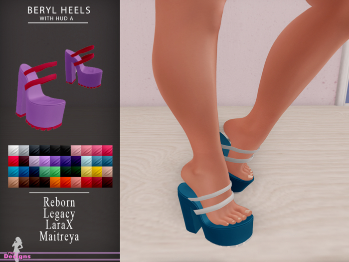 Beryl Heels With Hud A