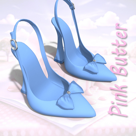 Blue Bow Heels LARAX
