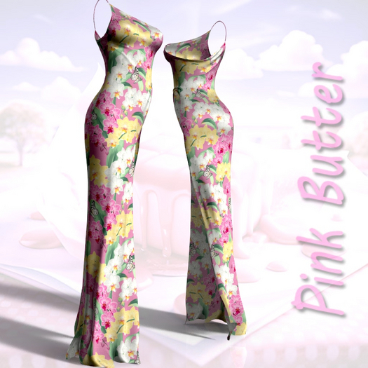 Pastel Silhuette Gown Bombshell