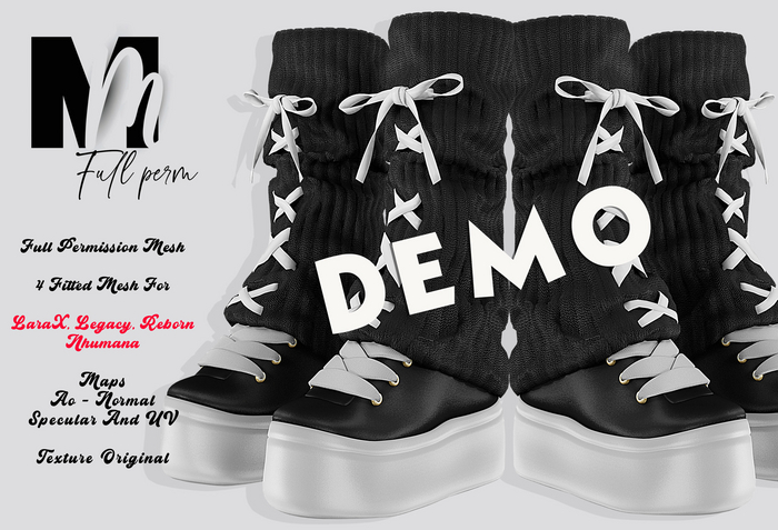 MM:: Shoe  and Sock - DEMO