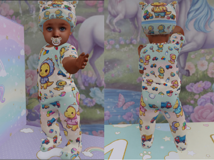 {CC} Whimsy Dino (LB) boys