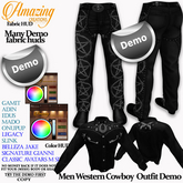 AmAzInG C  Men Western Cowboy Demo Outfit