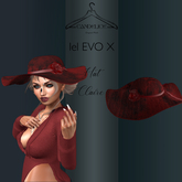 Add me - Lelutka - Claire Hat Red
